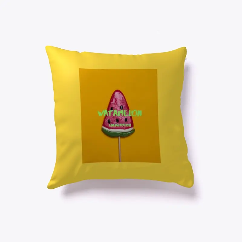 watamelon logo merch pillow