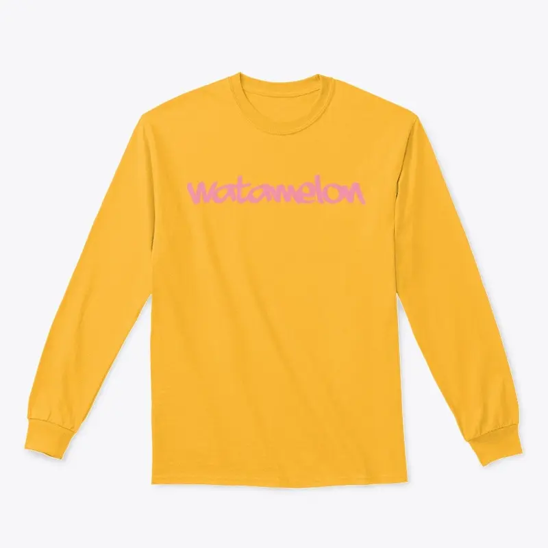 watamelon logo merch long sleeve